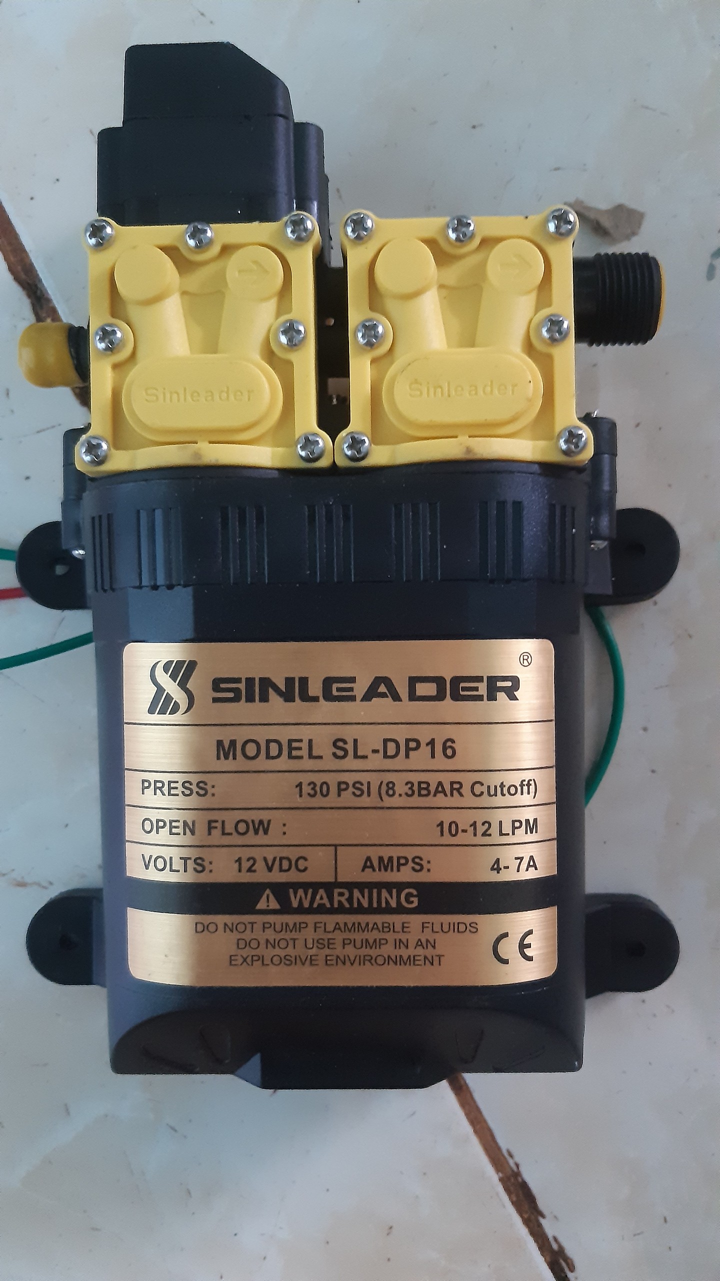 BƠM MINI12V ĐÔI SINLEADER