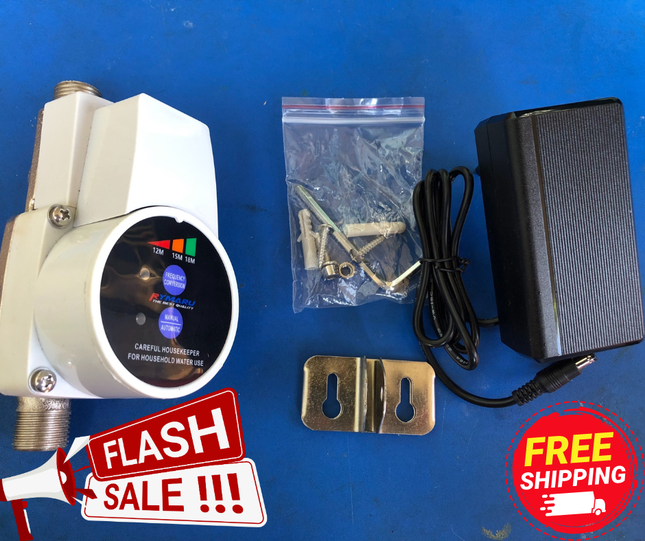 Bơm tăng áp RYMARU sử dụng cho một thiết bị công suất 100w, dùng tăng áp máy giặt, vòi sen